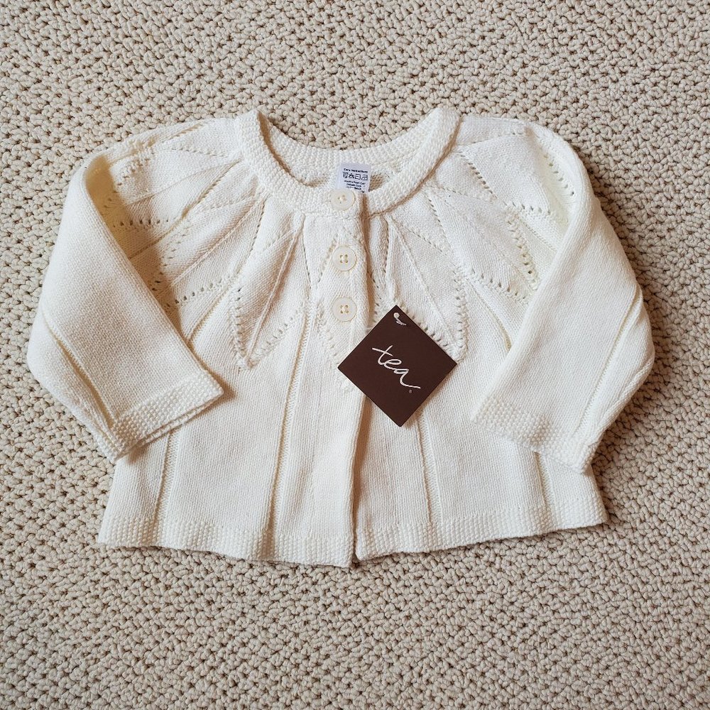 Tea Collection Summer Cotton Sweater 12-18 Months